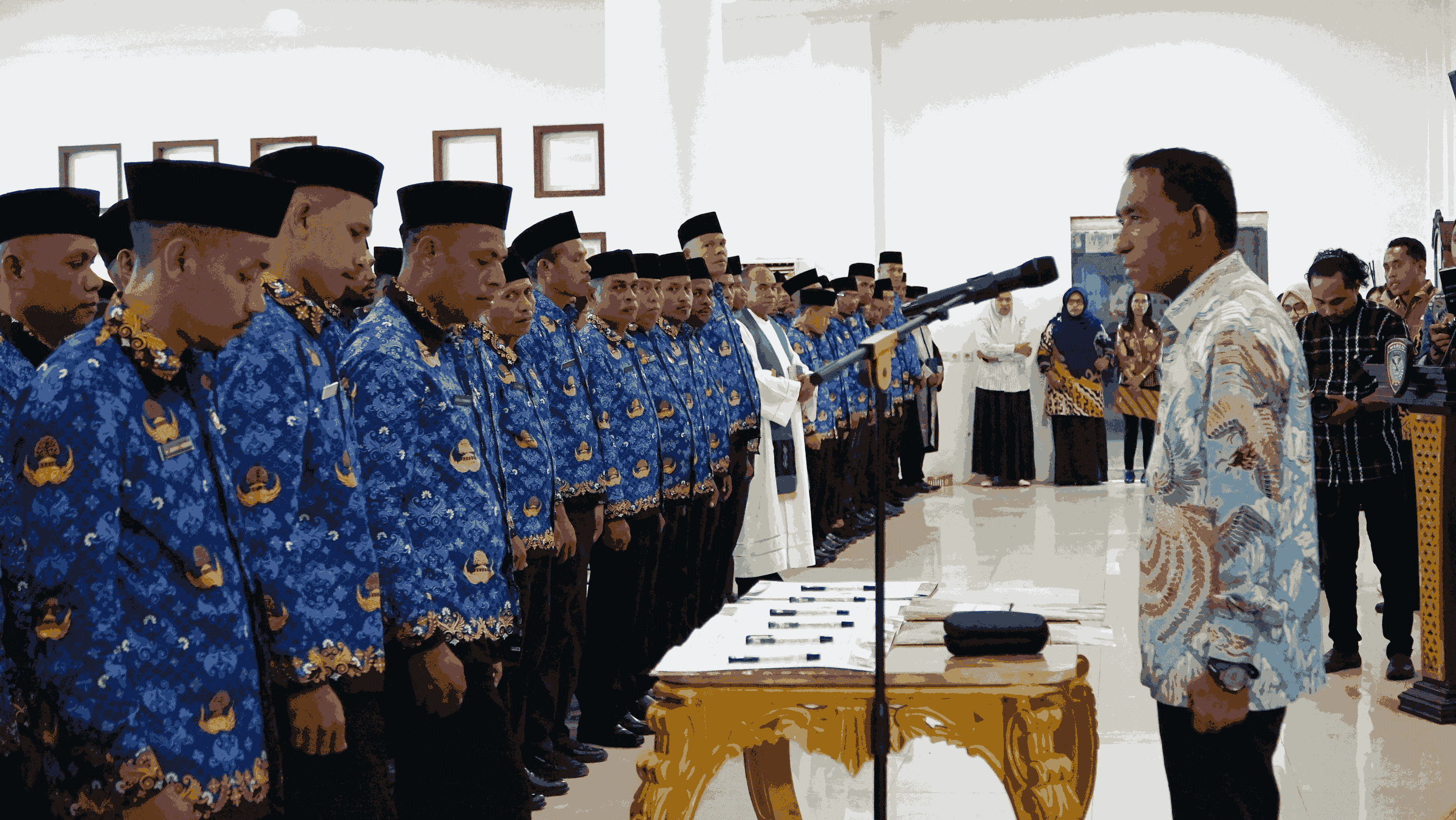 526 PPPK Tahap I Dilantik, Wali Kota Tual Tekankan Disiplin dan Kinerja