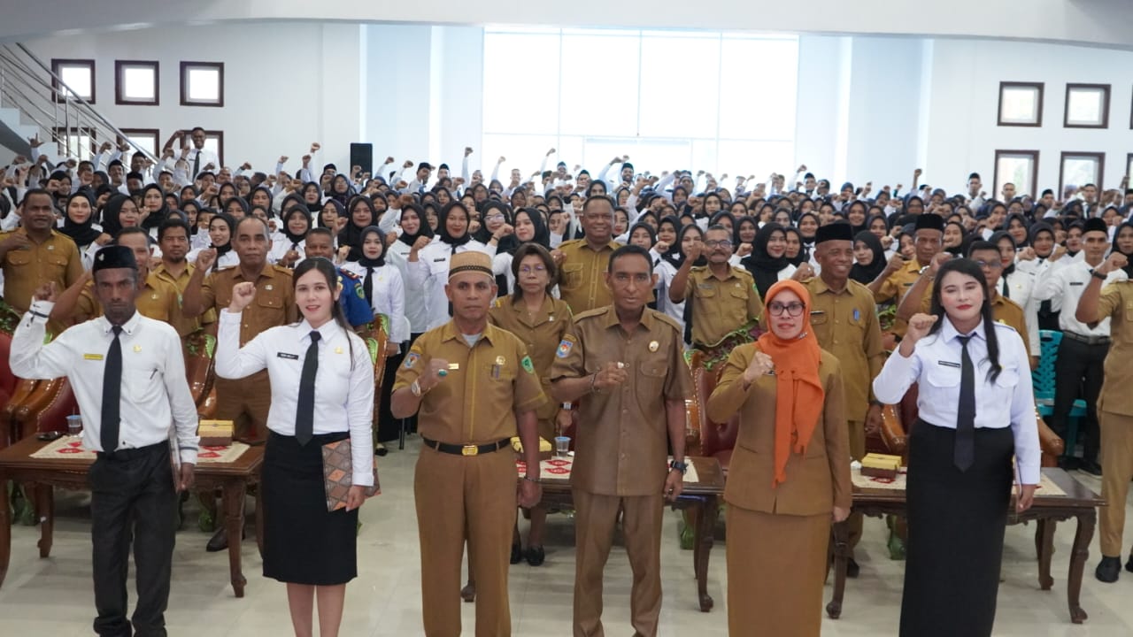 Pelantikan CPNS Pemkot Tual Tahun Anggaran 2024