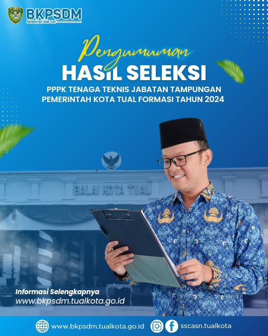 Hasil Pengolahan Nilai PPPK Jabatan Tampungan (R3T) Formasi Tahun 2024